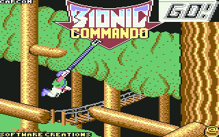 Bionic Commando screenshot 3 for Commodore 64